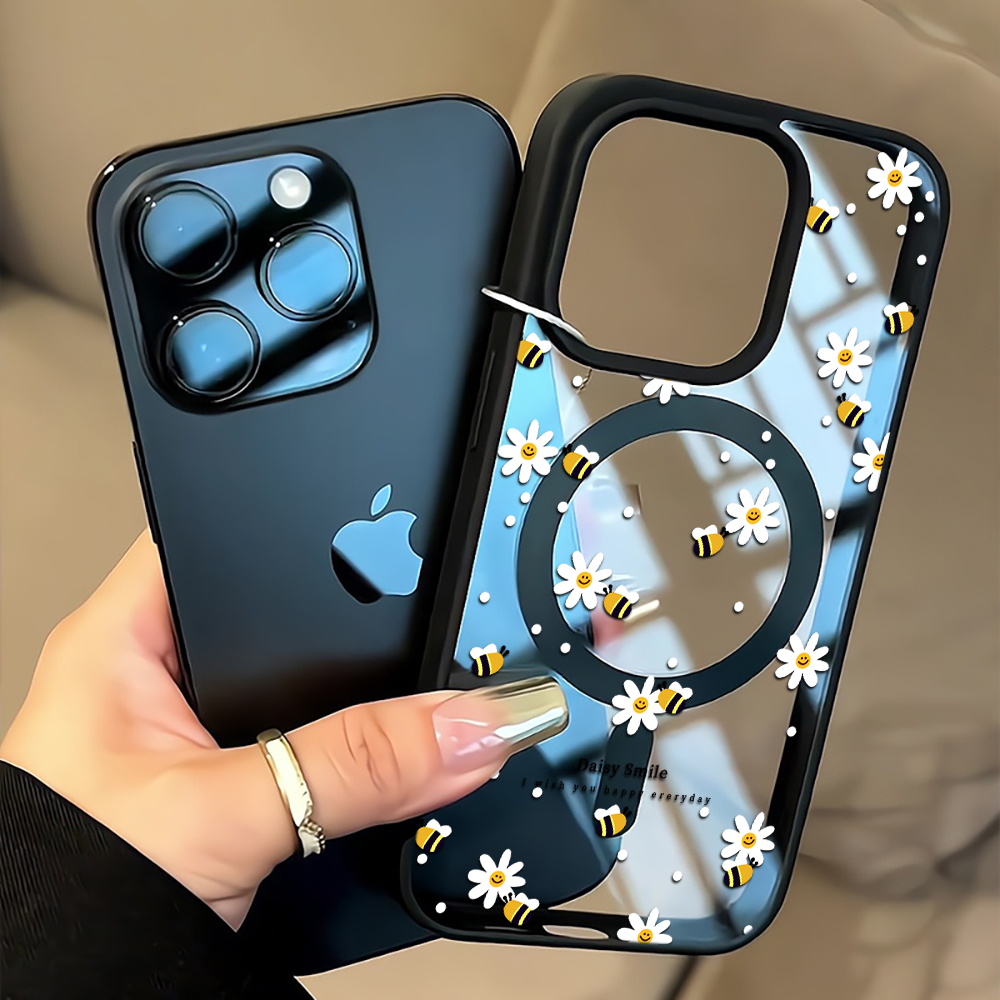 Phone Cases Magsafe - Capa de Telefone Fresh Daisy Bee