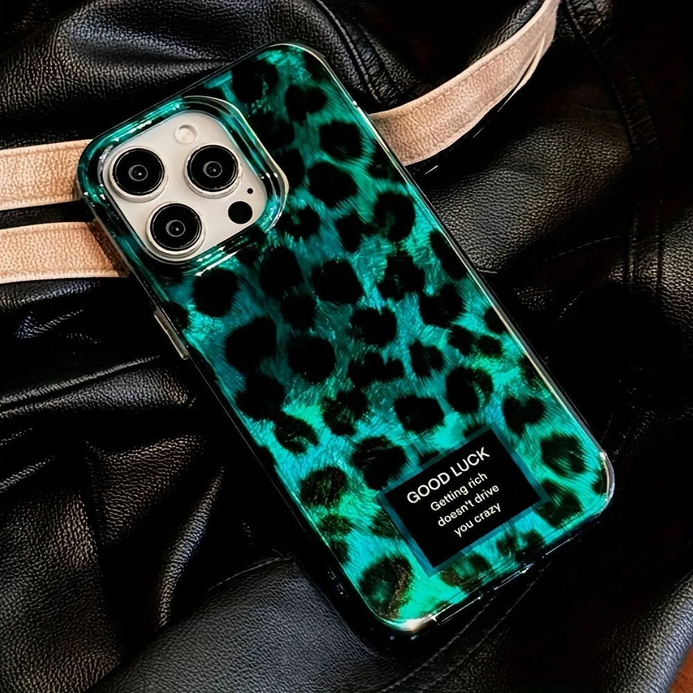 Phone Cases Leopard Print - Capa de Telefone Retro com Estampa