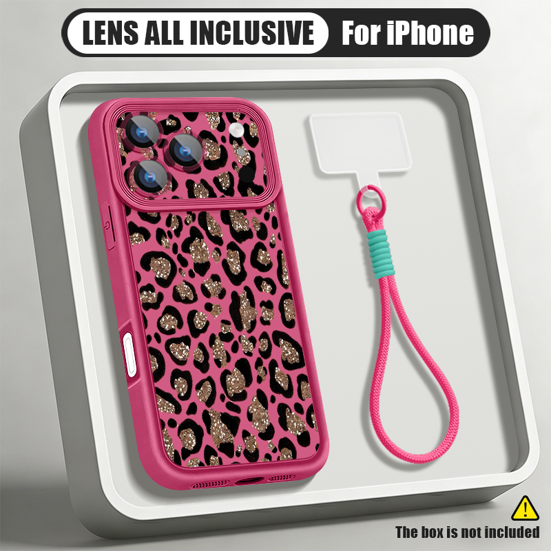 Phone Cases Brown - Capa de Telefone com Cordão Estampada