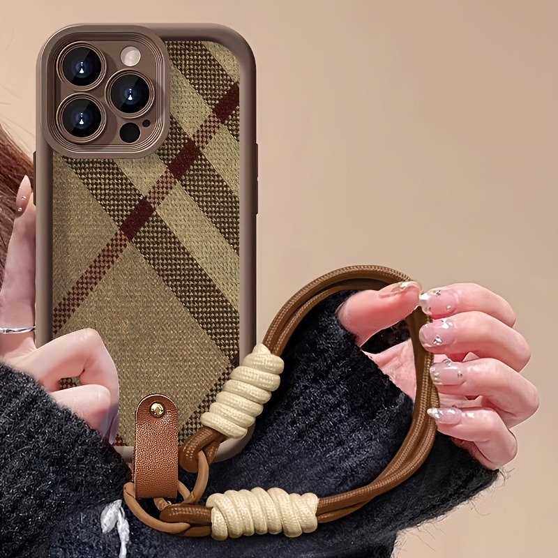 Phone Cases Brown - Capa de Telefone com Cordão de
