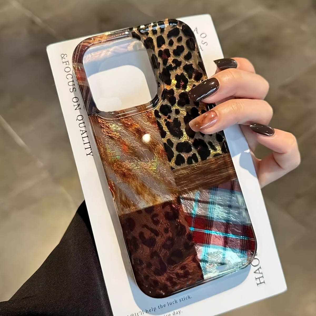 Phone Cases Leopard Print - Capa de telefone com estampa de