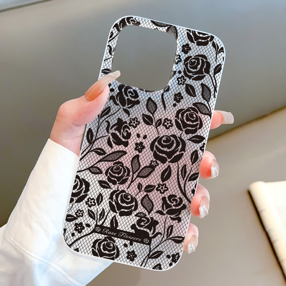 Matte Frosted Case - Capa de Silicone Rosa para iPhone
