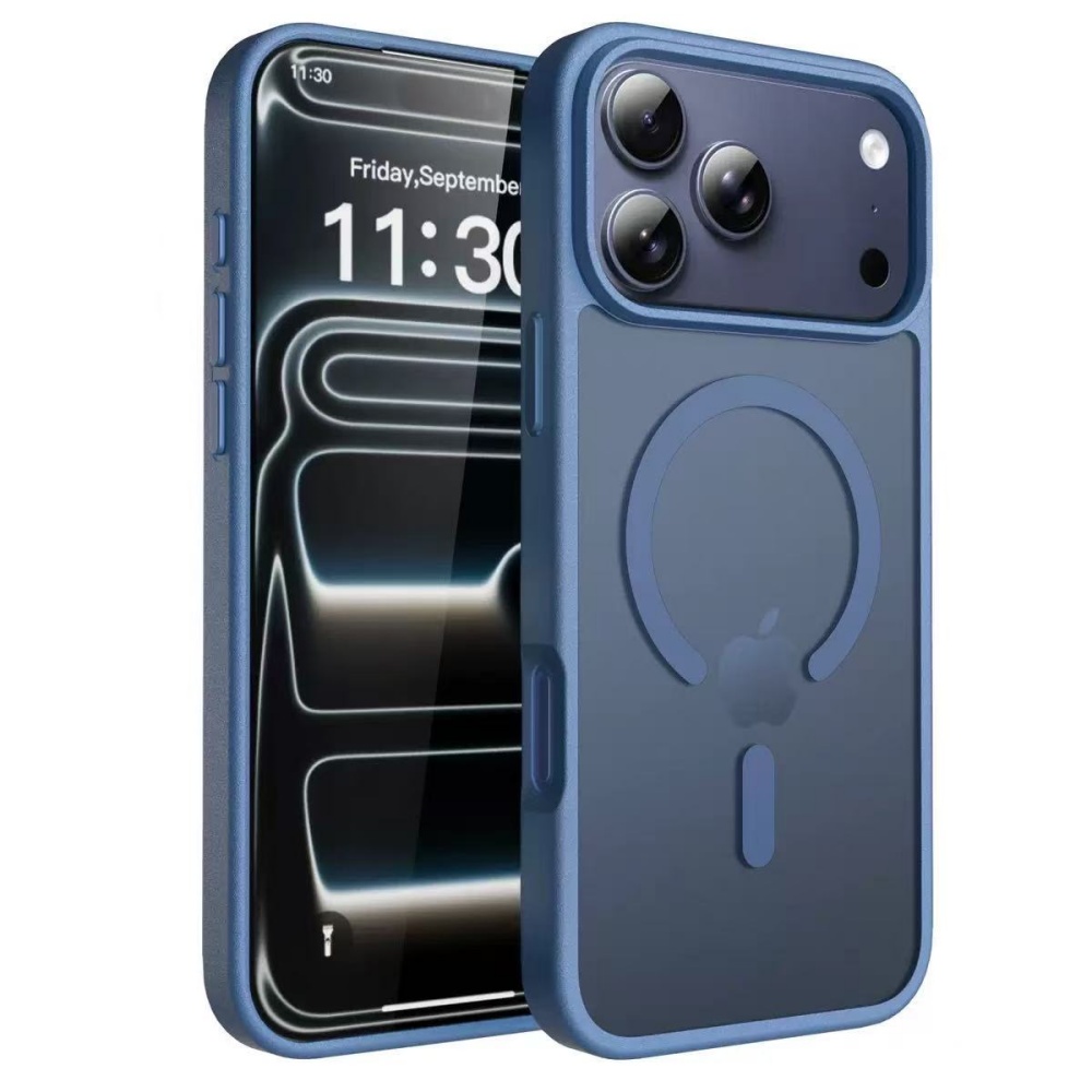 Phone Cases Magsafe - Capa Magnética Fosca Translúcida para Carregamento