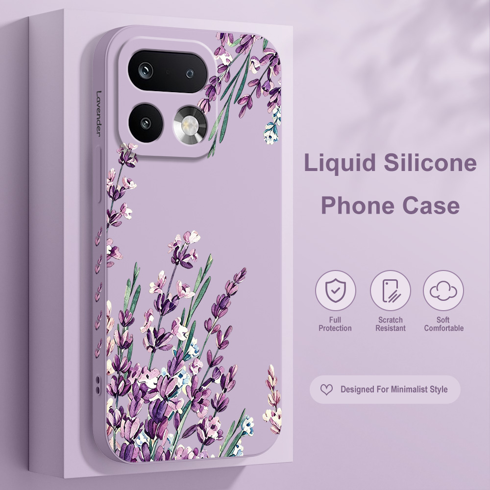 Phone Cases Silicone - Capa de Telefone Lavender Sprig para