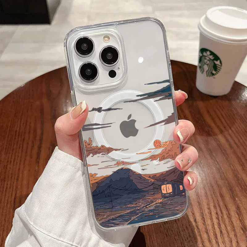 Phone Cases Magsafe - Capa de Celular Fashion com Estampa