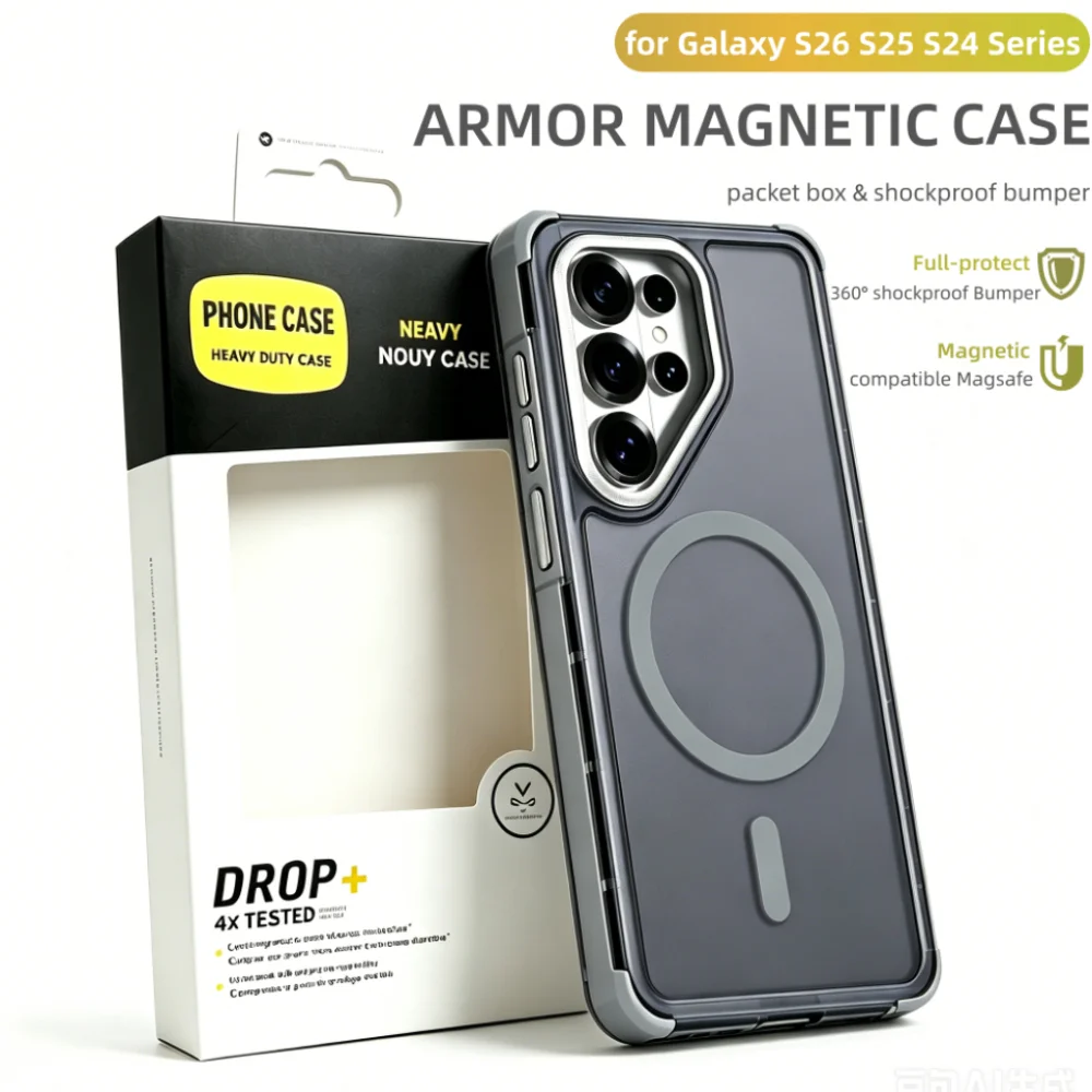 Rugged Armor Case - Capa Híbrida Reforçada OTT-BOX para Samsung