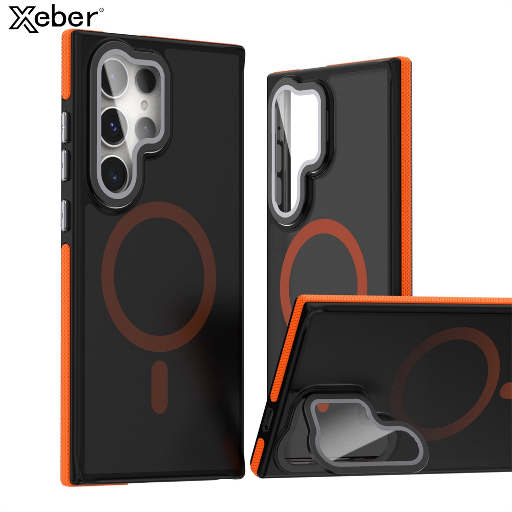 Ring Stand Case - Capa Magnética Transparente Gradiente com Suporte