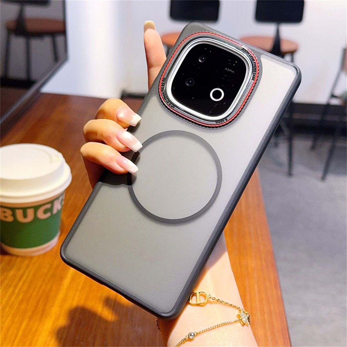 Capa Magnética Fosca de Luxo p - Ring Stand Case avaliação e preço