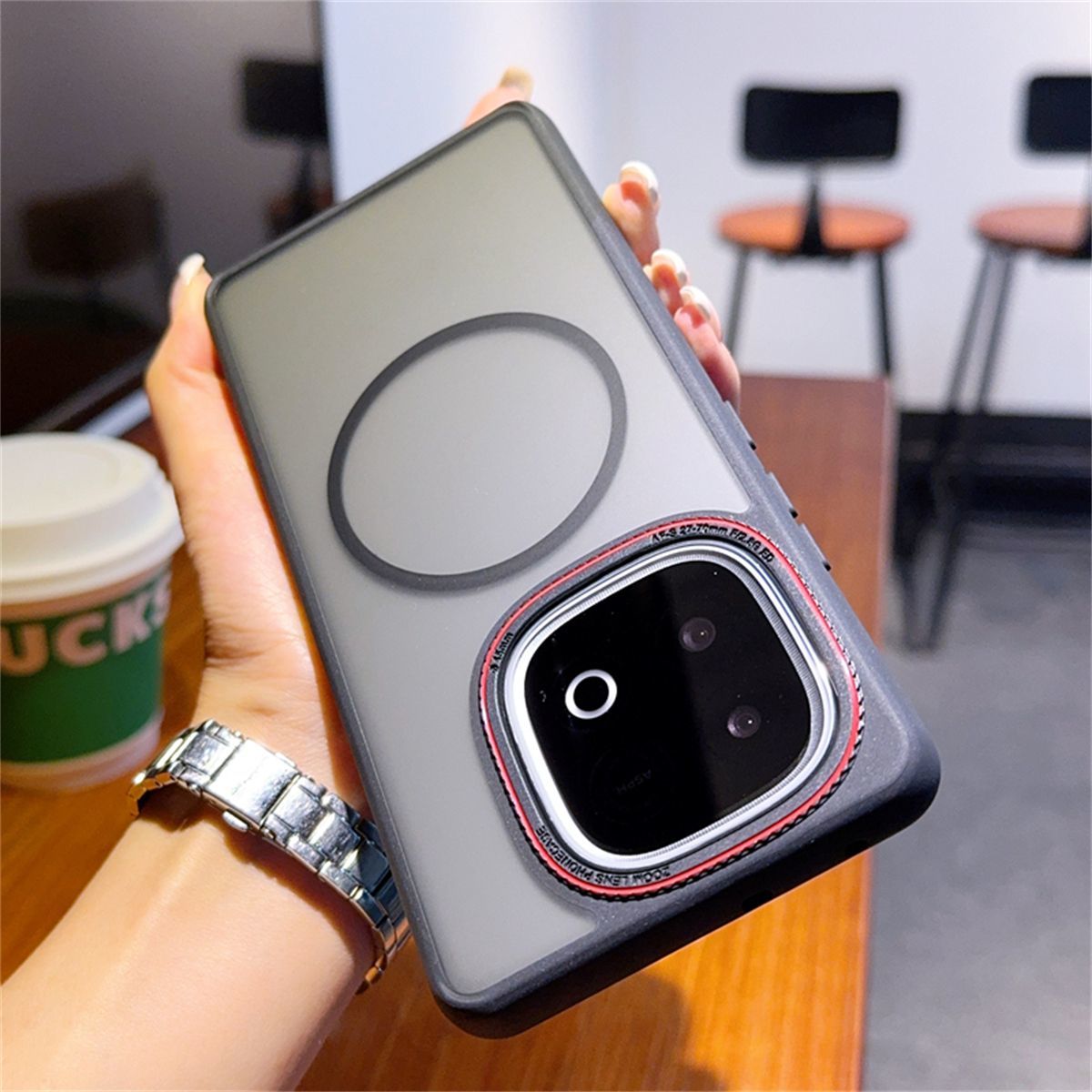 Capa Magnética Fosca de Luxo p - Ring Stand Case avaliação e preço