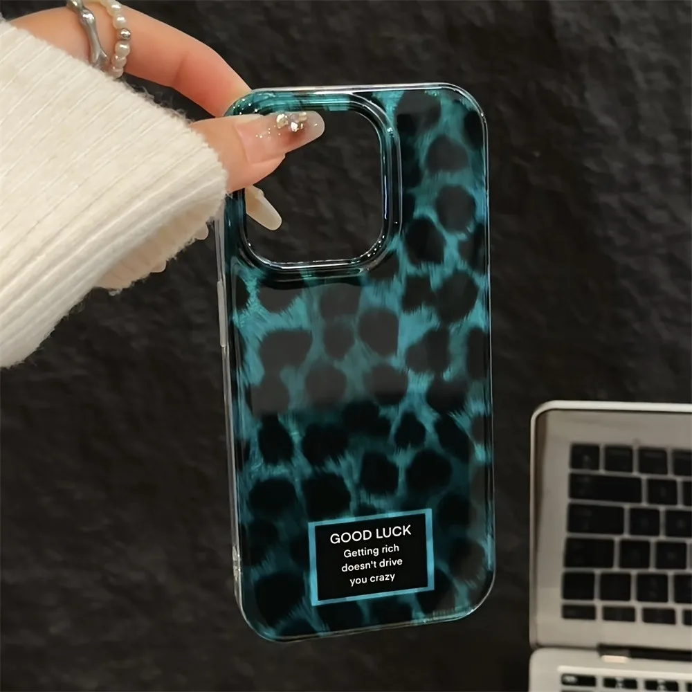 Capa de Telefone Retro com Est - Phone Cases Leopard Print avaliação e preço