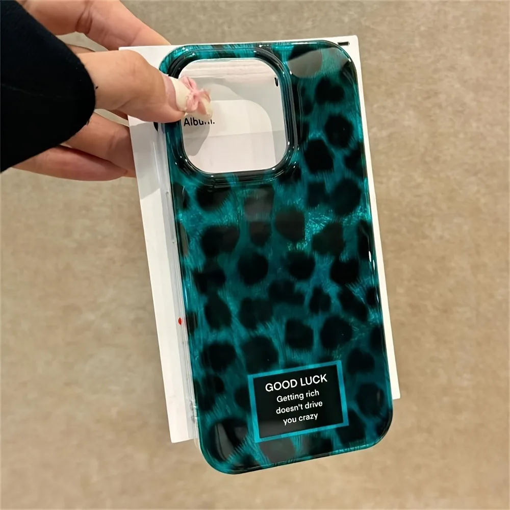 Capa de Telefone Retro com Est - Phone Cases Leopard Print avaliação e preço