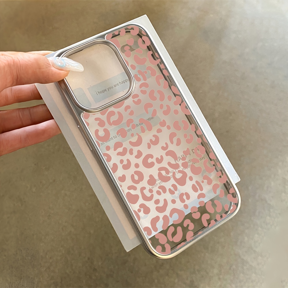 Capa de Silicone Transparente  - Phone Cases Leopard Print avaliação e preço