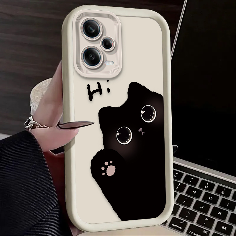 Adorável gato de olhos grandes - Phone Cases Silicone avaliação e preço