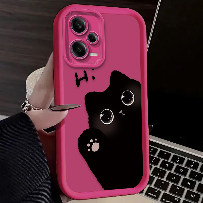 Adorável gato de olhos grandes - Phone Cases Silicone avaliação e preço