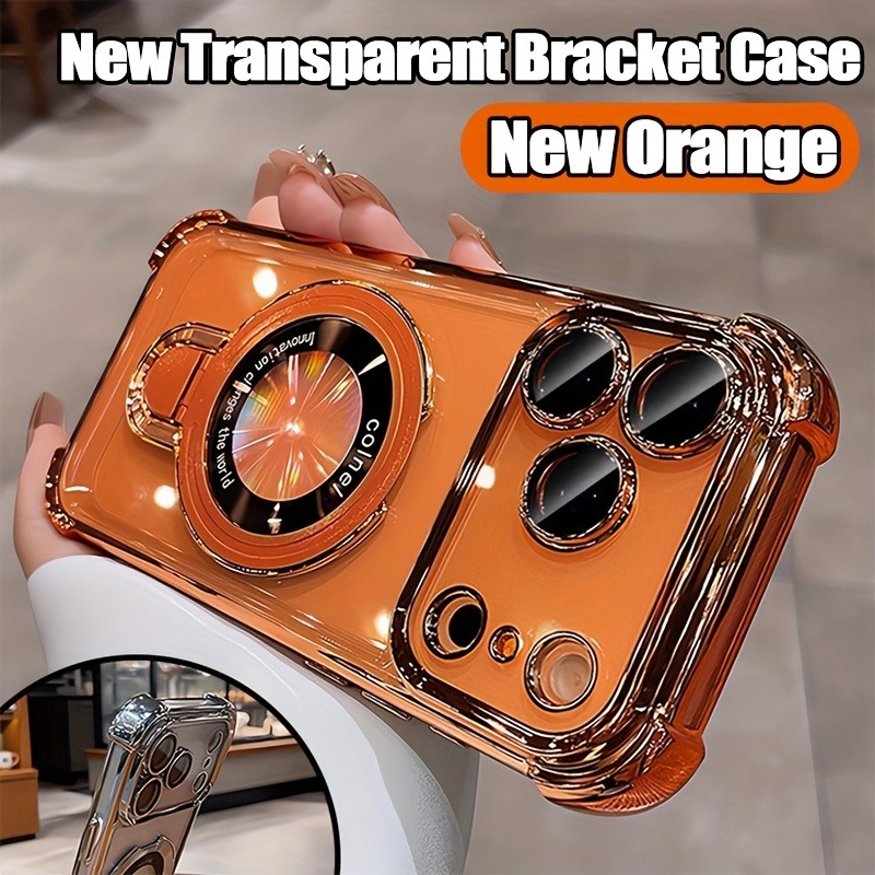 Capa de Telefone Luxuosa Trans - Ring Stand Case avaliação e preço