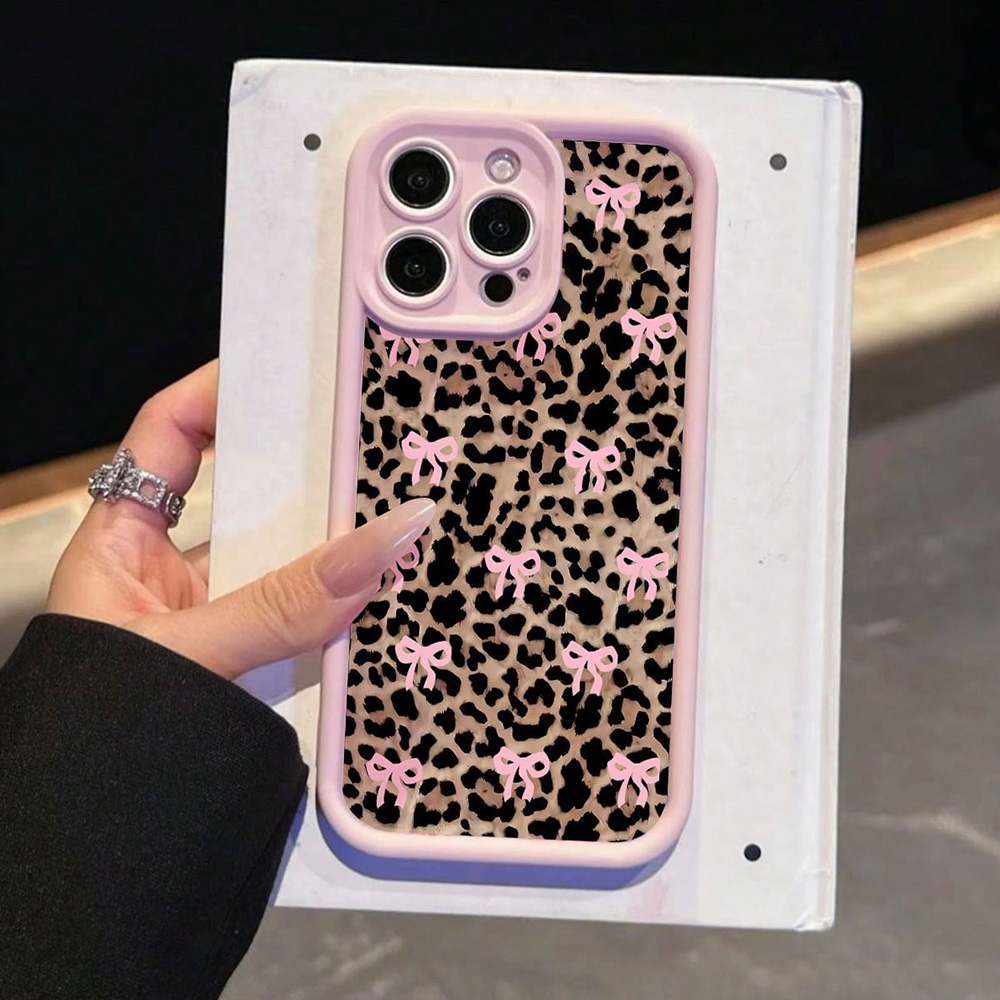 Rosa arco lírio flor leopardo  - Phone Cases Leopard Print avaliação e preço