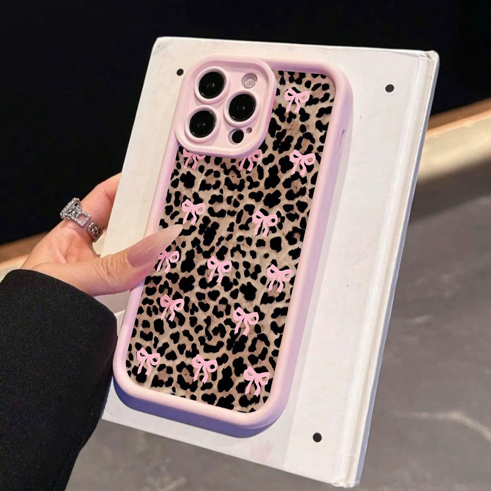 Rosa arco lírio flor leopardo  - Phone Cases Leopard Print avaliação e preço