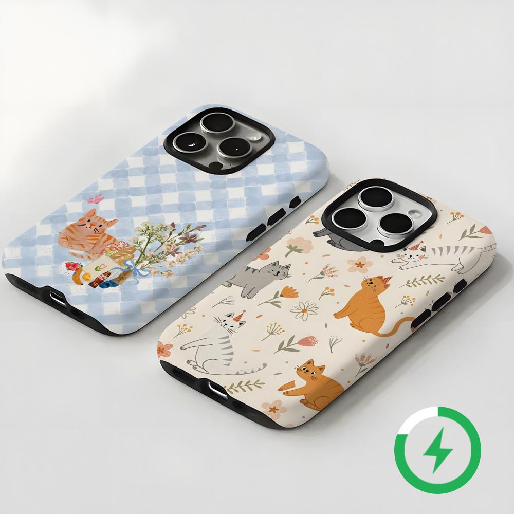 Gatos e cães bonitos caso de t - Phone Cases Store avaliação e preço