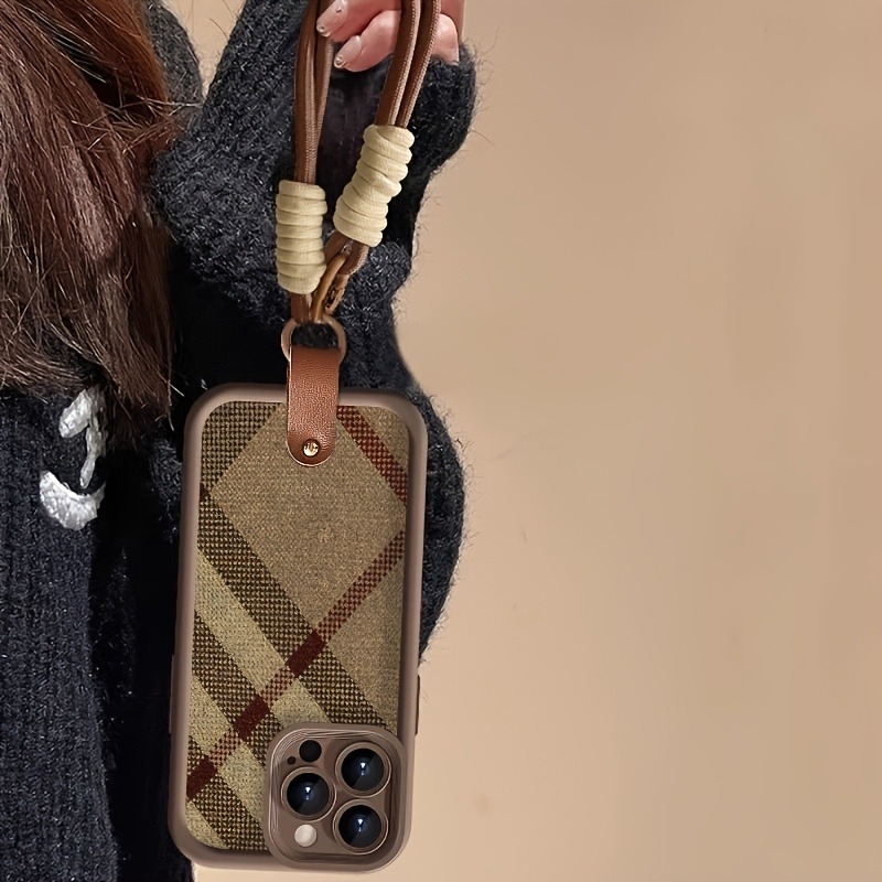 Capa de Telefone com Cordão de - Phone Cases Brown avaliação e preço