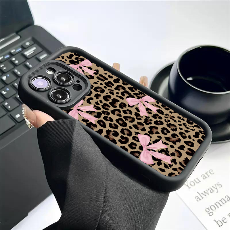 Capa de Telefone Luxuosa com E - Phone Cases Leopard Print avaliação e preço