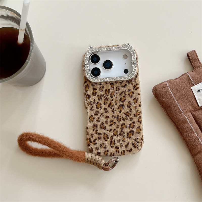 Capa de celular de luxo com es - Phone Cases Leopard Print avaliação e preço