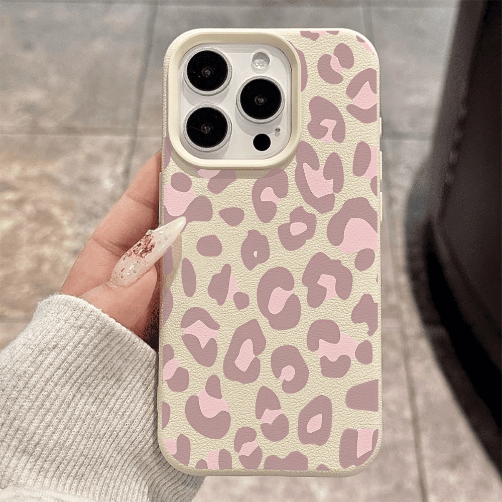 Capa de Silicone Fosca Roxo Cl - Phone Cases Leopard Print avaliação e preço
