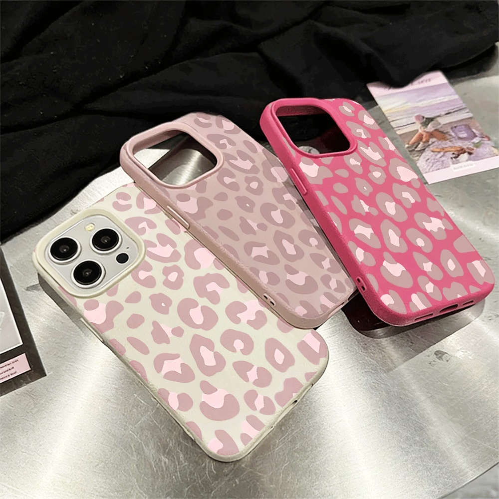 Capa de Silicone Fosca Roxo Cl - Phone Cases Leopard Print avaliação e preço
