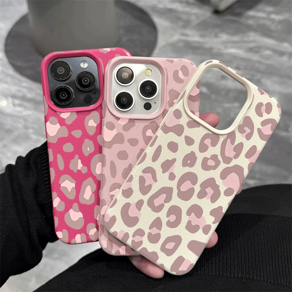 Capa de Silicone Fosca Roxo Cl - Phone Cases Leopard Print avaliação e preço
