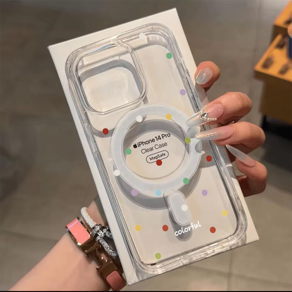Ins coreano criativo colorido  - Phone Cases Magsafe avaliação e preço