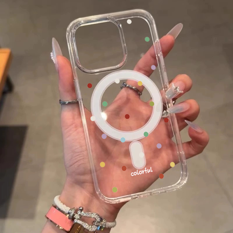 Ins coreano criativo colorido  - Phone Cases Magsafe avaliação e preço