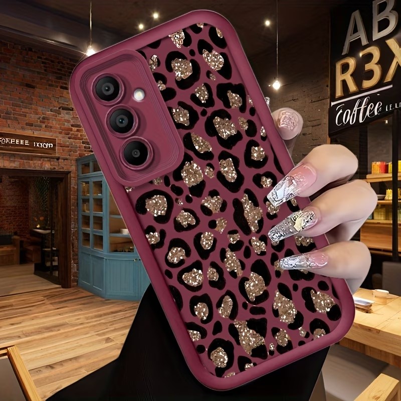 Capa de Silicone com Estampa d - Phone Cases Leopard Print avaliação e preço