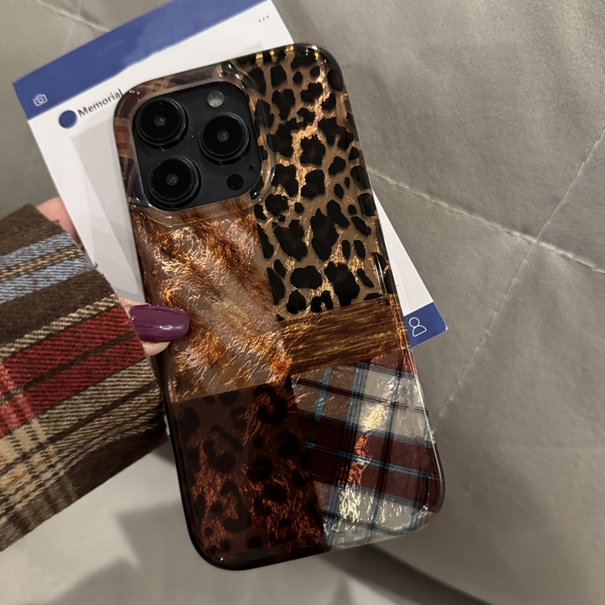 Capa de telefone com estampa d - Phone Cases Leopard Print avaliação e preço
