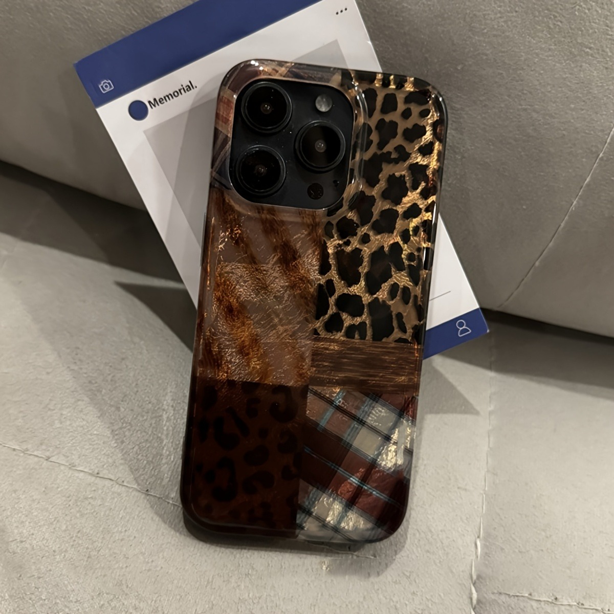 Capa de telefone com estampa d - Phone Cases Leopard Print avaliação e preço