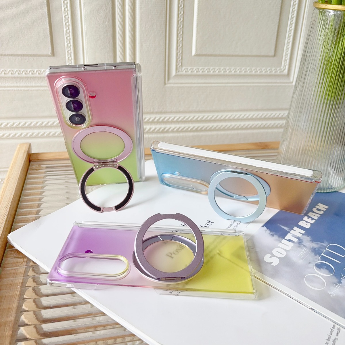 Capa Magnética Transparente Gr - Ring Stand Case avaliação e preço