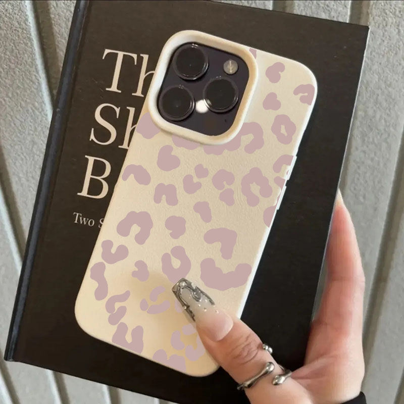 Rosa leopardo impressão lichee - Phone Cases Leopard Print avaliação e preço