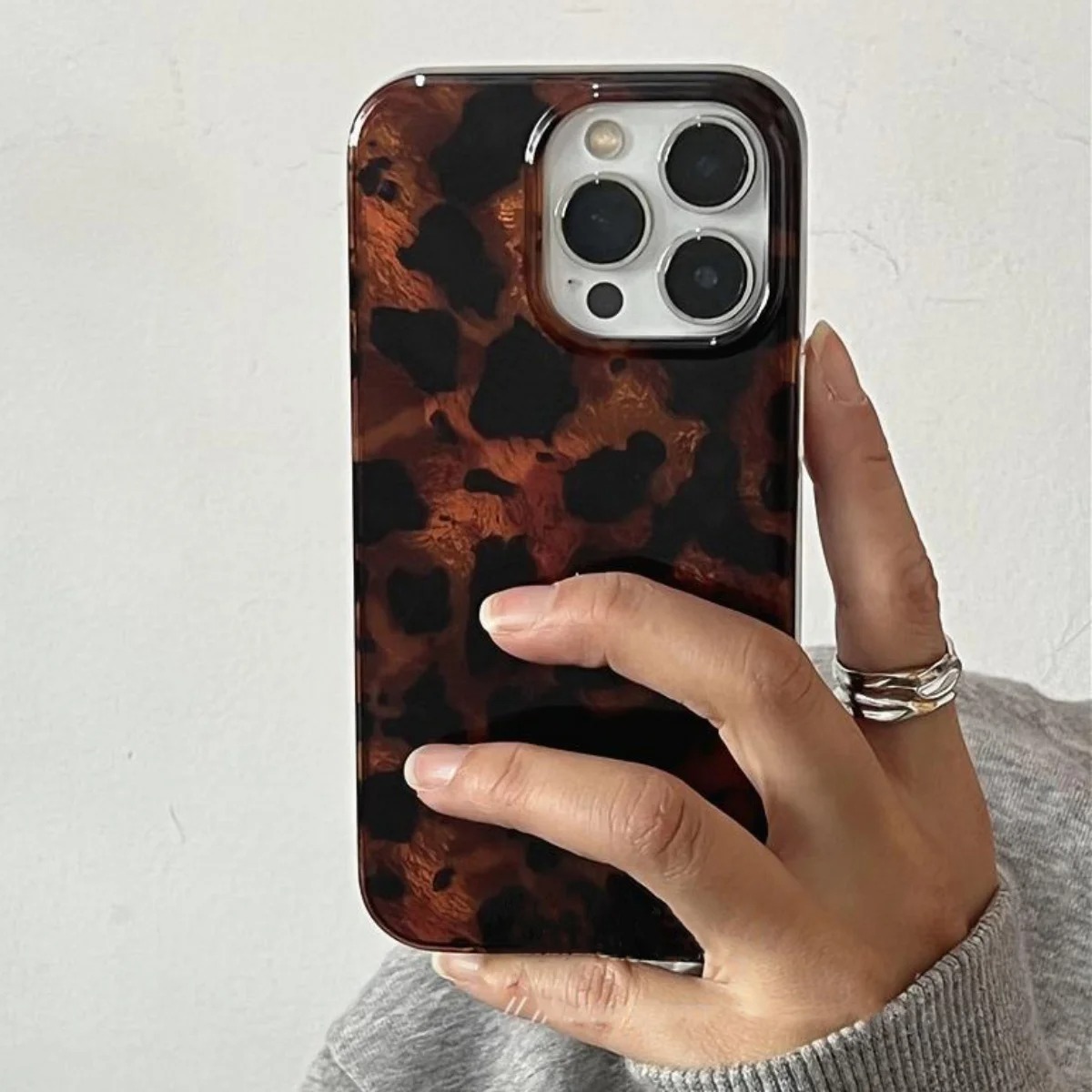 Capa de Celular Retrô com Text - Phone Cases Leopard Print avaliação e preço