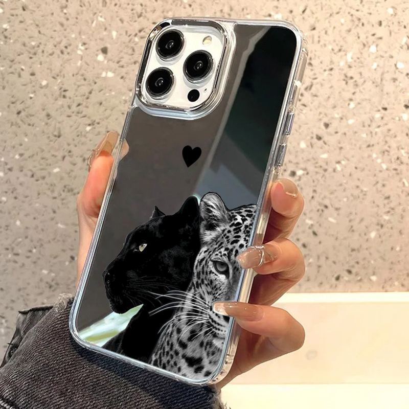 Capa Protetora Espelhada com E - Phone Cases Leopard Print avaliação e preço