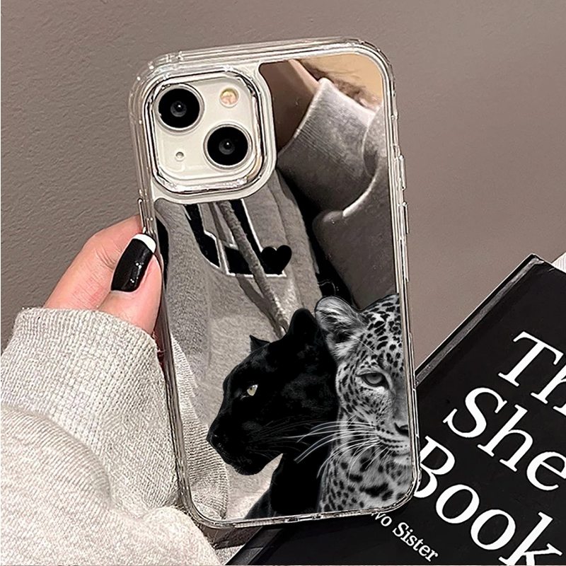 Capa Protetora Espelhada com E - Phone Cases Leopard Print avaliação e preço