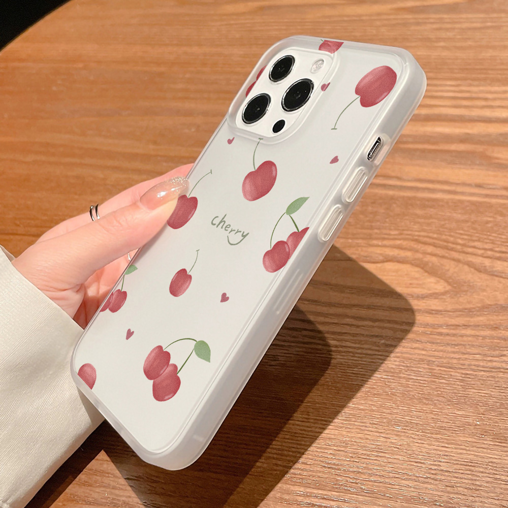 Capa de Telefone Cherry Fosca  - Matte Frosted Case avaliação e preço