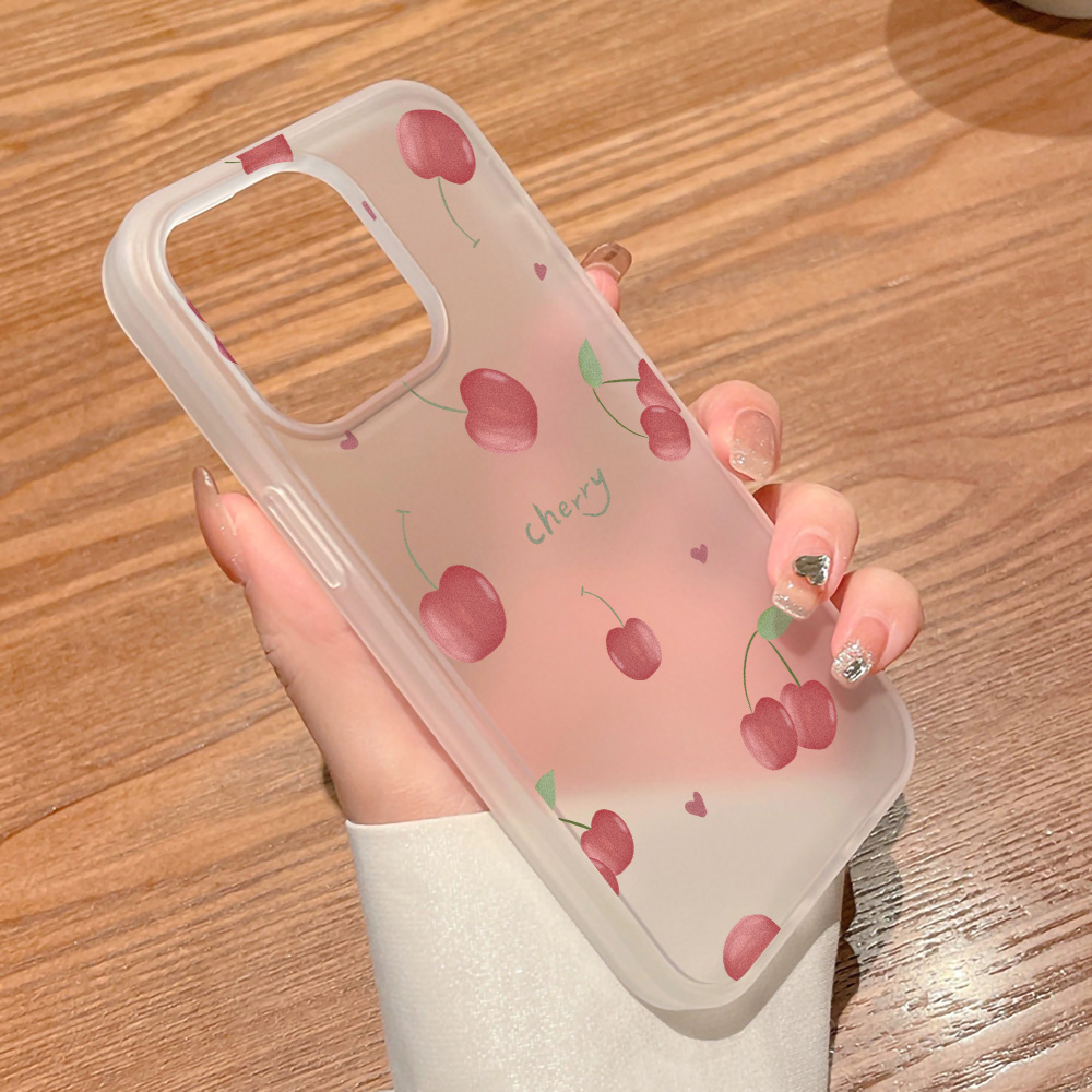 Capa de Telefone Cherry Fosca  - Matte Frosted Case avaliação e preço