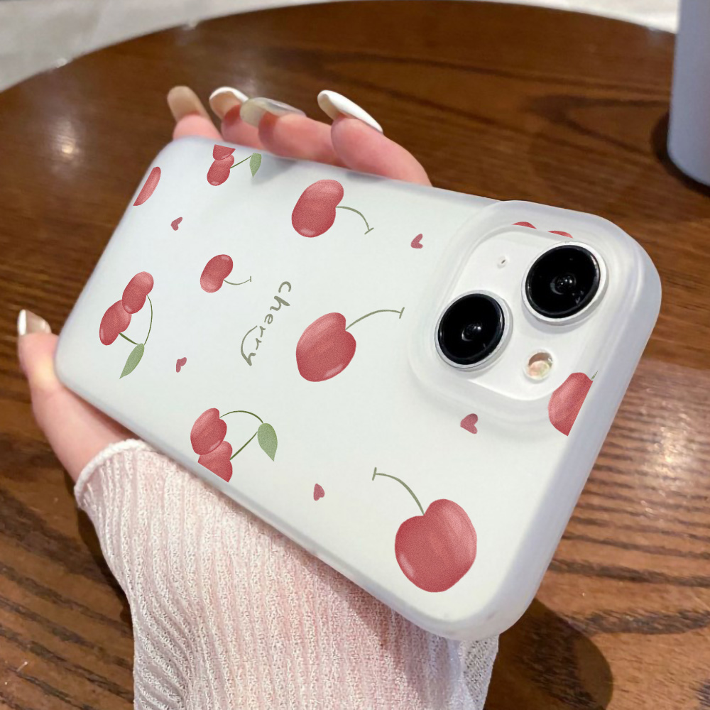 Capa de Telefone Cherry Fosca  - Matte Frosted Case avaliação e preço