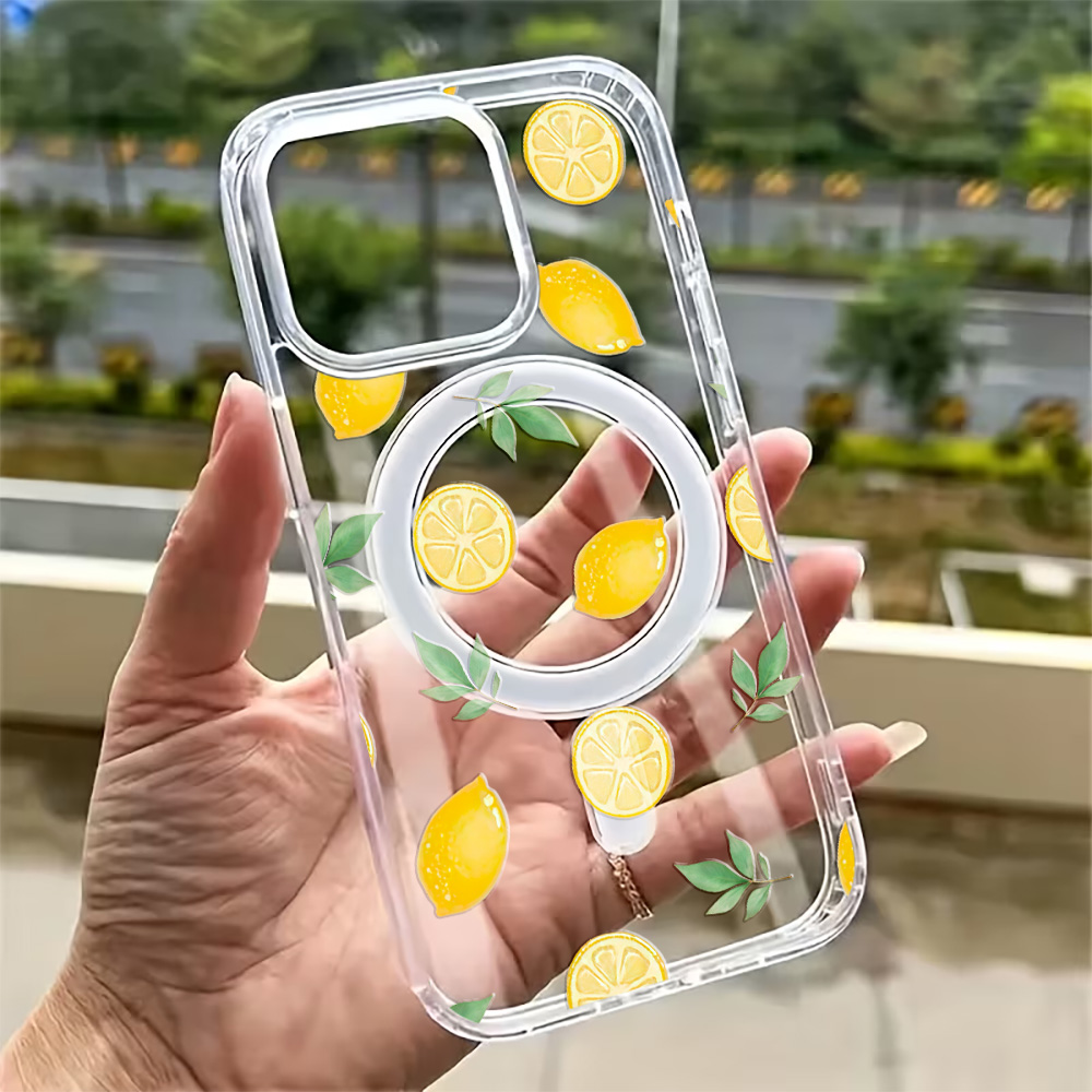 Capa Transparente de Limão de  - Phone Cases Magsafe avaliação e preço
