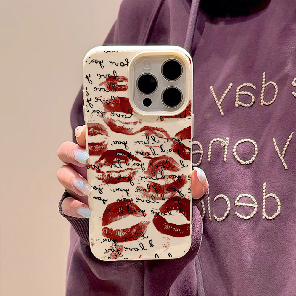 Capa de telefone de couro com  - Phone Cases Store avaliação e preço