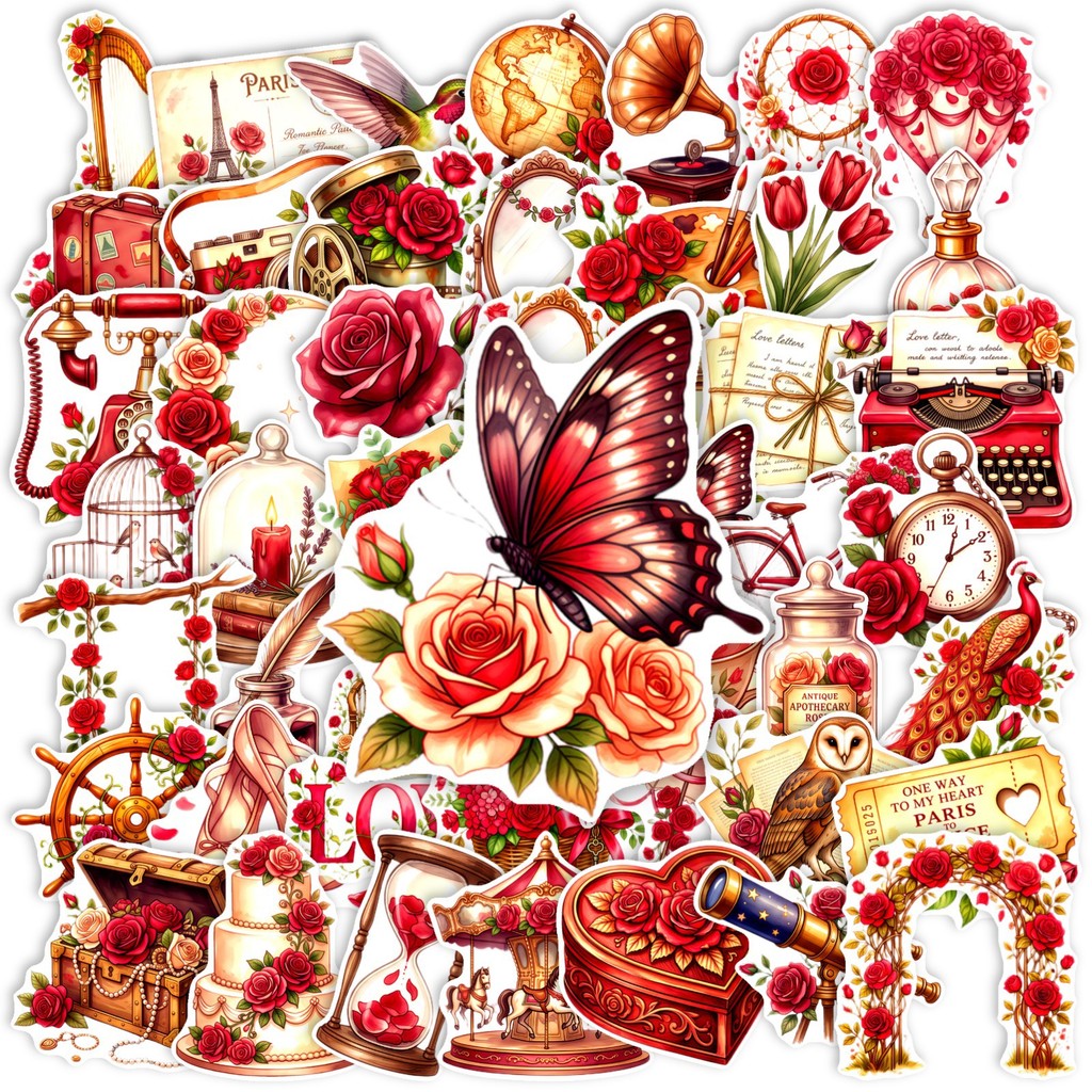 Pacote de Adesivos Vintage com - Phone Cases Store avaliação e preço