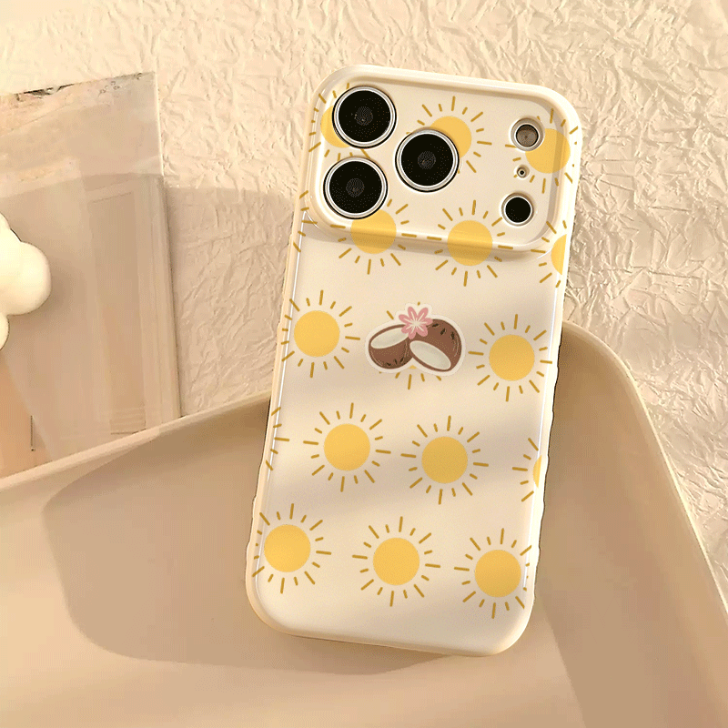 Capa de Silicone Sun Coconut D - Phone Cases Iphone 17 avaliação e preço