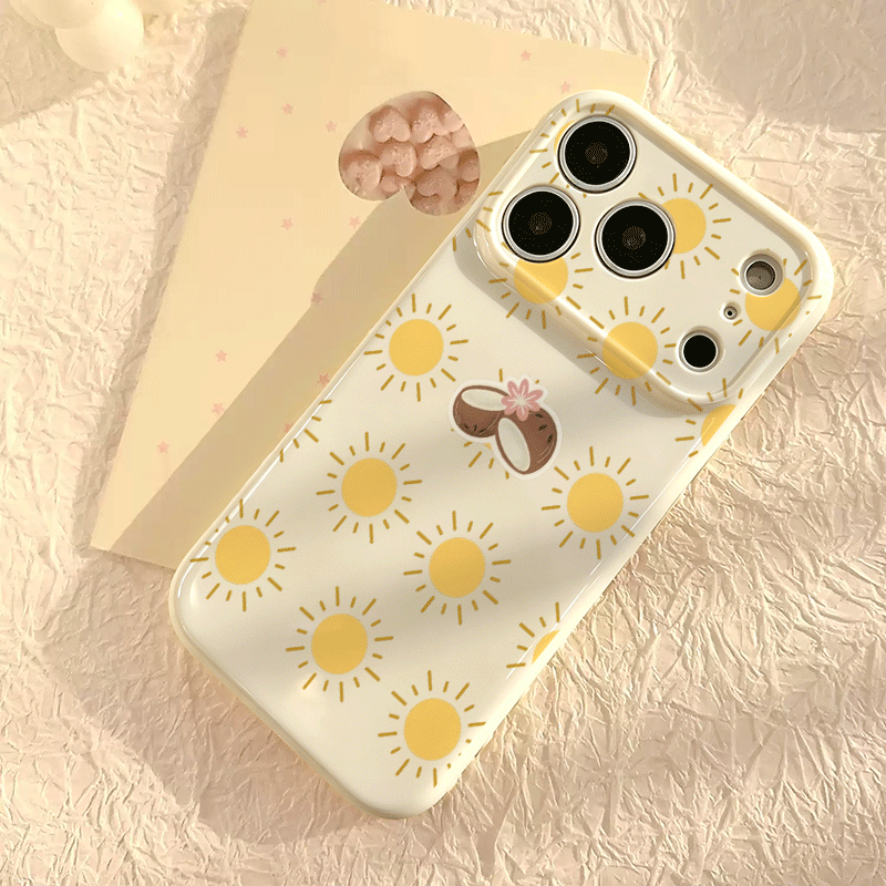 Capa de Silicone Sun Coconut D - Phone Cases Iphone 17 avaliação e preço
